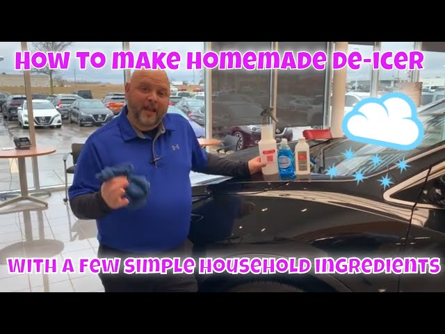 How to make homemade de-icer spray - Ageas