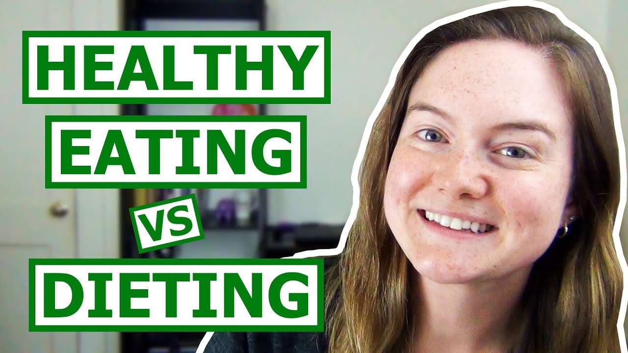 Healthy Eating vs Dieting | Dietitian Q&A - YouTube