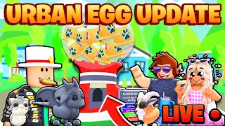 Adopt Me NEW URBAN EGG Update LIVE! Roblox! Giveaways and More!