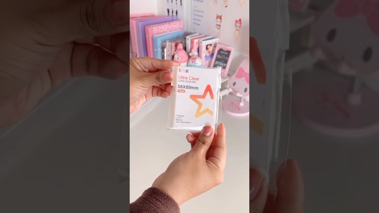 Unboxing Photocard Sleeves & Binder 🤍  kpop unboxing ~ 