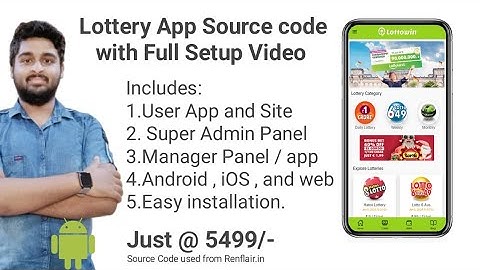 How to make a lottery website. Full Tutorial Video in hindi