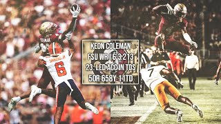 FSU WR KEON COLEMAN 2023 Highlights I 2024 NFL Draft