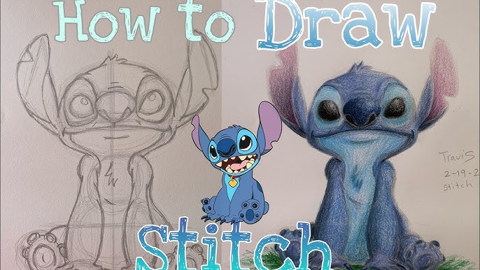 How to Draw Stitch (Full Body)