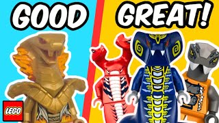 Ranking Every LEGO Ninjago Serpentine Tribe!