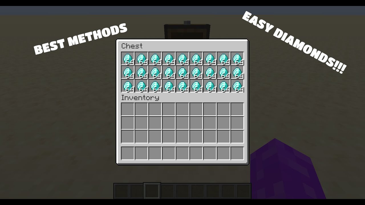 Top 3 most effective ways to find diamonds in minecraft 1.16.5 - YouTube