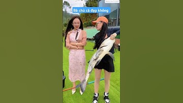 bà chủ hồ xinh đẹp chưa chải sự đời coi thường cô cần thủ xinh đẹp và cái kết #fishing #cauca #short