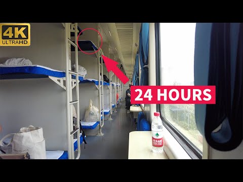 Cheapest overnight sleeper train in China😴24 hours Trip from Chongqing to Shanghai