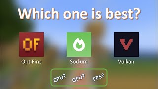 OptiFine vs Sodium vs Vulkan | Which one is best?