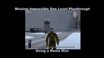 PS1 Demo Disc 52 Mission Impossible One Level Playthrough :D #Playstation #Sony #Ps1 #Demo #DemoDisc