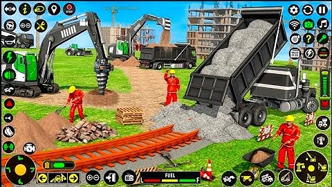 JCB game video ⚡JCB Construction Simulator 2024 - Real JCB Excavator Game 3D - Android