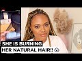Reacting to a hair stylist! Y'all need to see this 😱