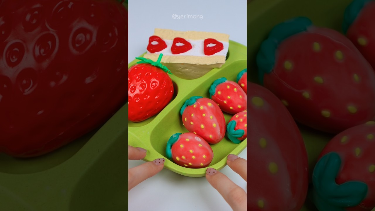 Satisfying Miniature: Making a School Lunchbox with Strawberry Sandwich 🍓 ASMR (No talking)
