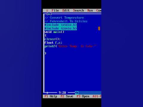C program Convert Fahrenheit To Celsius Degree Part - 11 | C ...