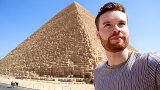 Alone at the PYRAMIDS OF GIZA, Egypt  الاهرام