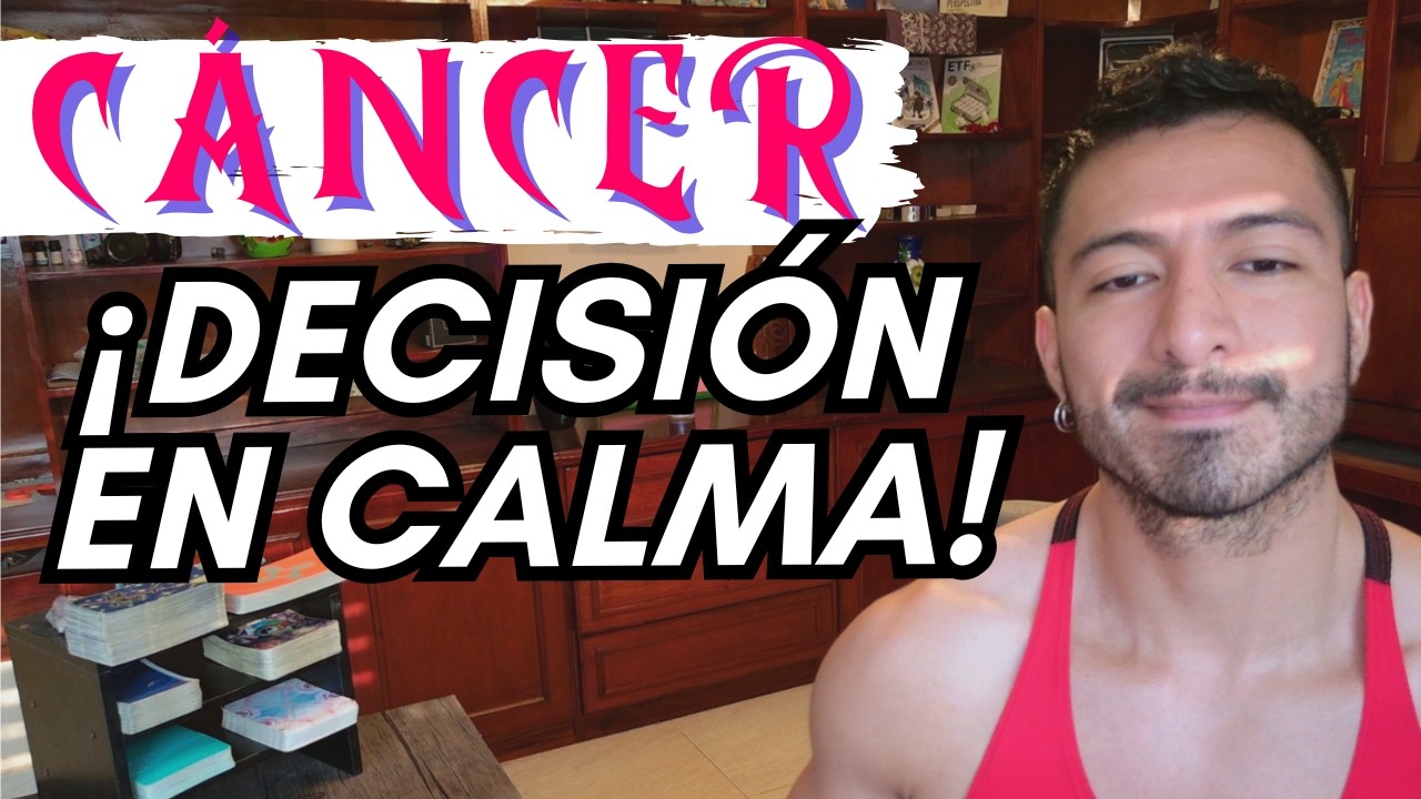 CÁNCER! VIENE CON PRISA! TE VE AVANZANDO! PERO TU PLAN Y CAMINO ES DIFERENTE! PIENSA EN CALMA!