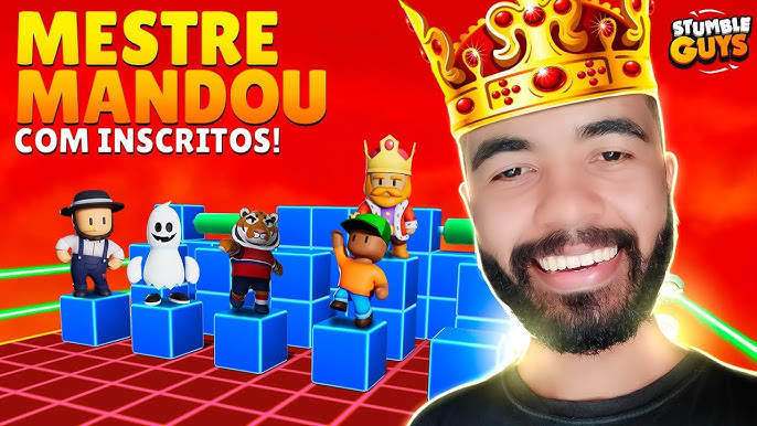 💚STUMBLE GUYS AO VIVO💚BLOCK DASH LENDÁRIO INFINITO-RAFIS TRAKER