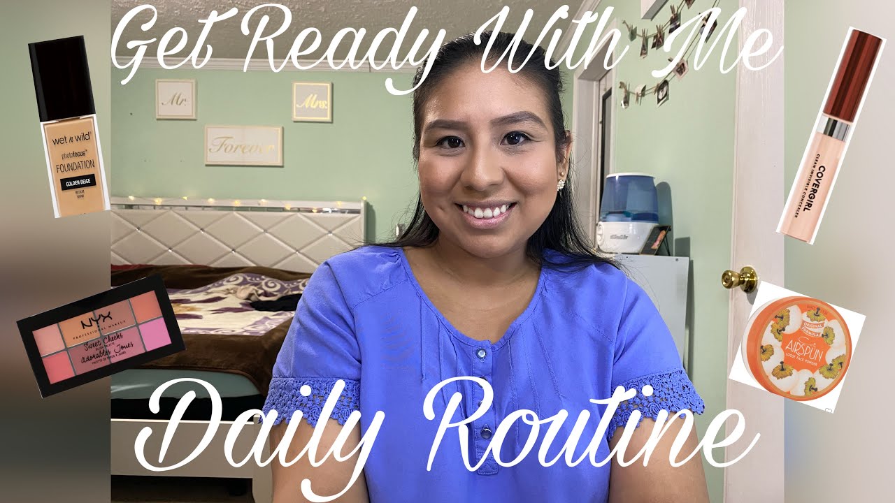 GET READY WITH ME | Daily Routine | Drugstore Makeup |Easy & Simple ...