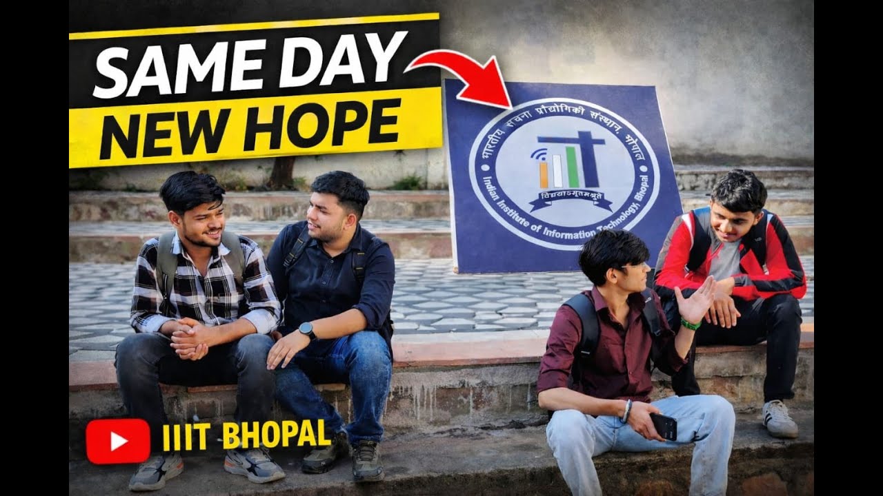 Same Day, New Hope | A Day in the Life of an IIIT Bhopal Student - YouTube