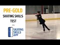 Pregold skating skills test formerly the junior moves in the field test