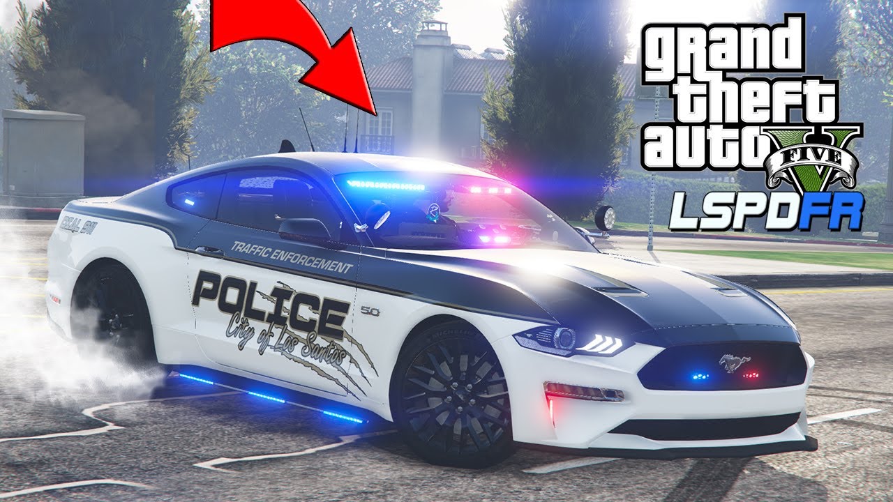 2019 Ford Mustang GT Slicktop Epic Lighting - GTA 5 LSPDFR Police Mod ...