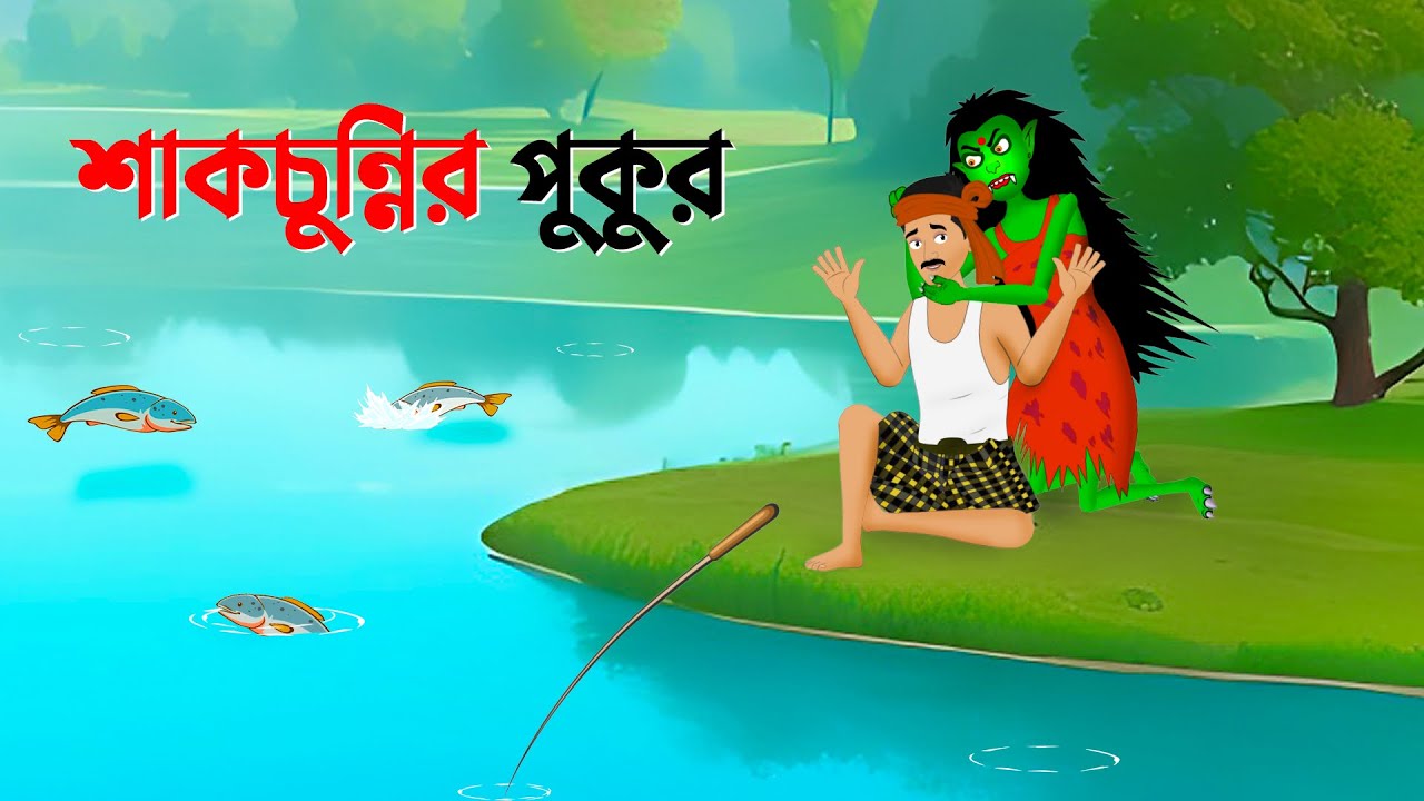 Shakchunni pond Bengali Cartoon  Bangla Animation Golpo  Horror Stories  Story Bird New Cartoon