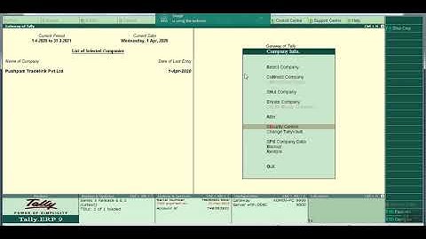 Audit Trail - Track Voucher Alteration History in Tally. ERP9