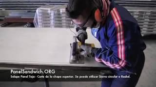 Panel Sandwich - Solape Panel Teja