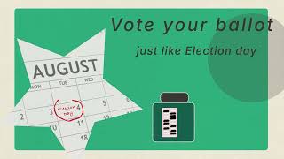 Early voting in Michigan's Aug. 4 Primary Election