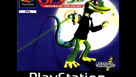 37. [PSX] Gex 3D: Enter The Gecko. Pain in the Asteroids. Bugged Out [1998]