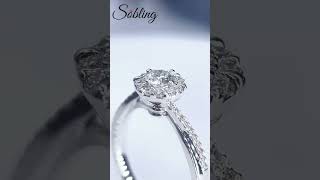 Setting a Twisted Halo Diamond Ring | Custom Ring Manufacturers