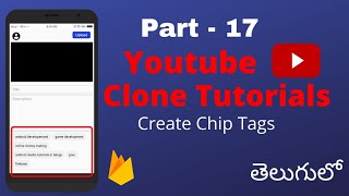 Youtube Clone - Chip tags in android studio | Andra developer