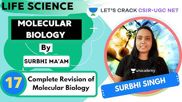 Complete Revision of Molecular Biology | Target CSIR-UGC NET 2020/2021 | Surbhi Singh