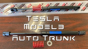 Tesla Model 3 - Auto Opening Trunk