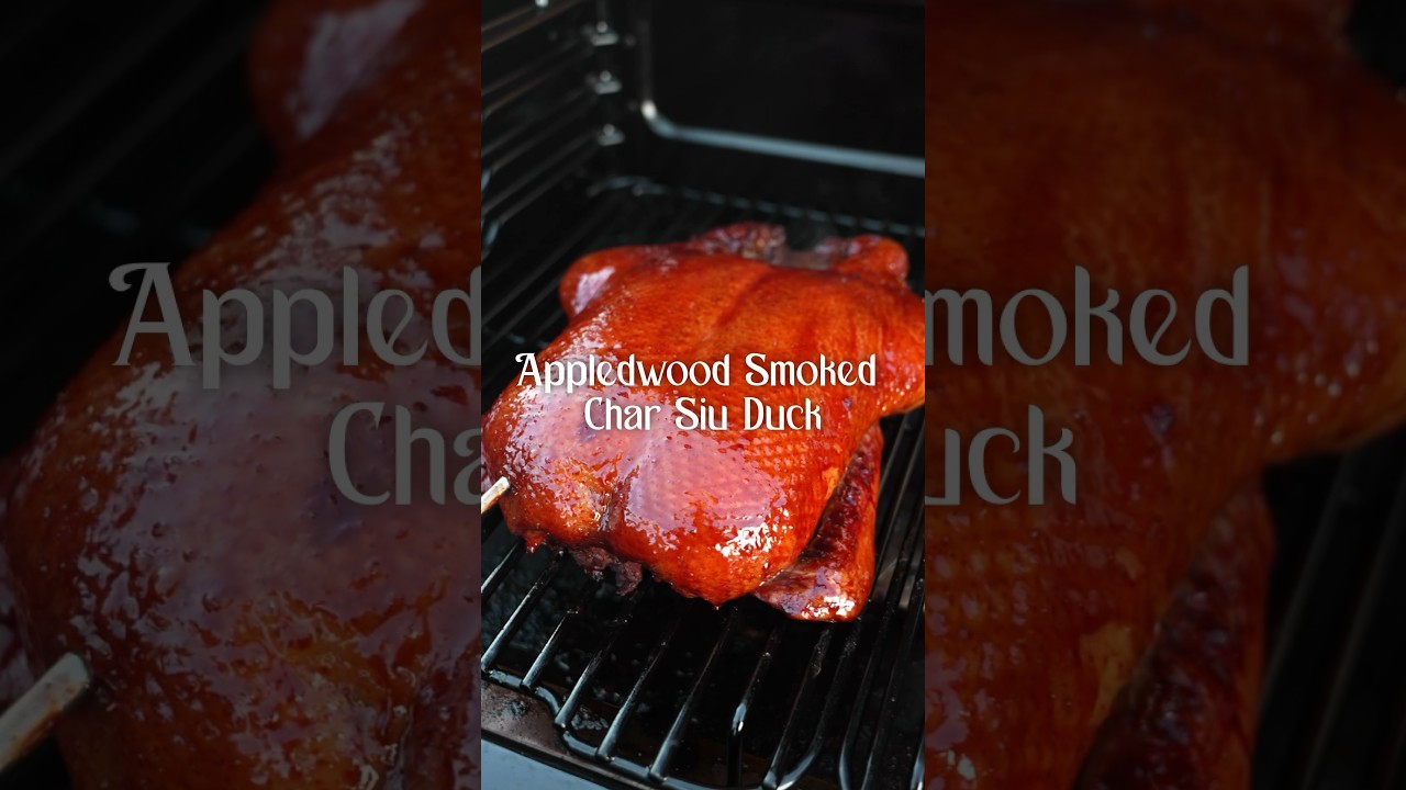 Applewood Smoked Char Siu Duck using the Traeger Ironwood XL and MEATER thermometer