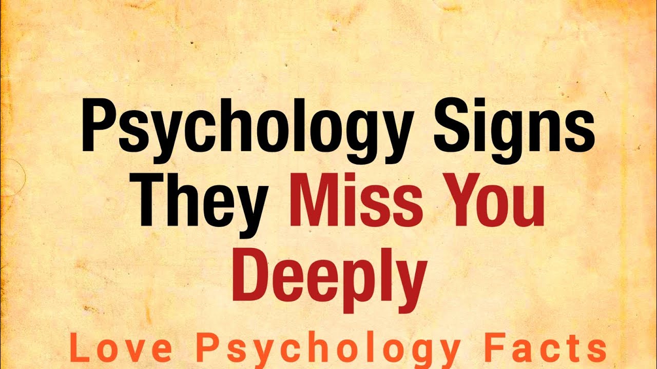 13 Hidden Signs They’re Thinking About You Right Now 🧠💯 | Psychology Facts About Love 