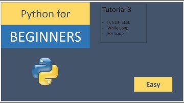 Python for Beginners - Python Tutorial 3 IF Statements and Loops