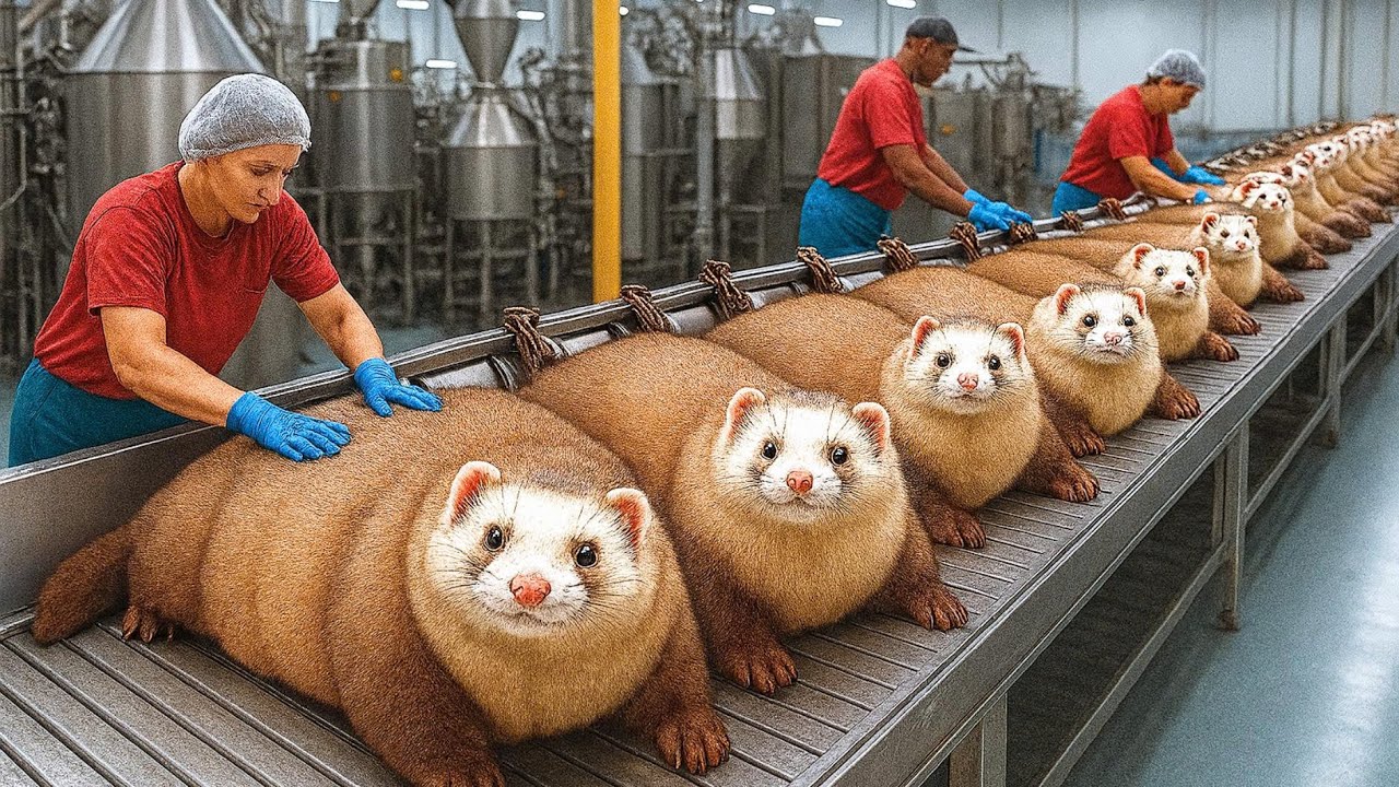How Millions of Mink Are Farmed & Processed Each Year | Mink Fur & Civet Coffee Factory Secrets