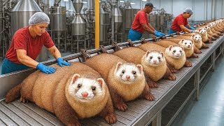 How Millions Of Mink Are Farmed & Processed Each Year Mink Fur & Civet Coffee Factory Secrets