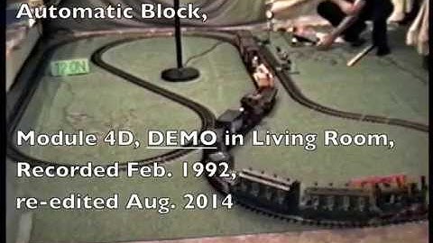 9202-4D 1992 Demo, LGB Automatic Block; Controls 2, 3, or 4 Trains on 1 Track | AutoControls.org