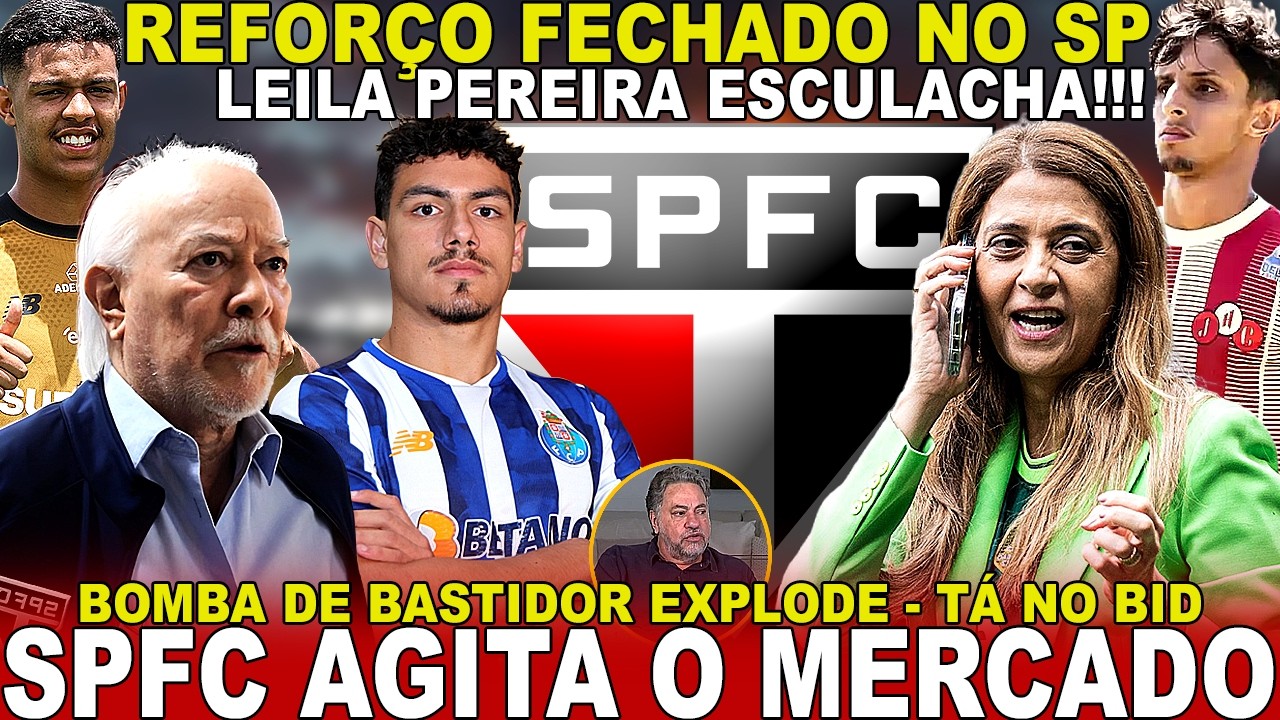 REFORÇO SURPRESA!!! SPFC OFICIALIZA CONTRATO! UNIMED CHEGANDO | LEILA ESCULACHOU | MASSIS ANUNCIA