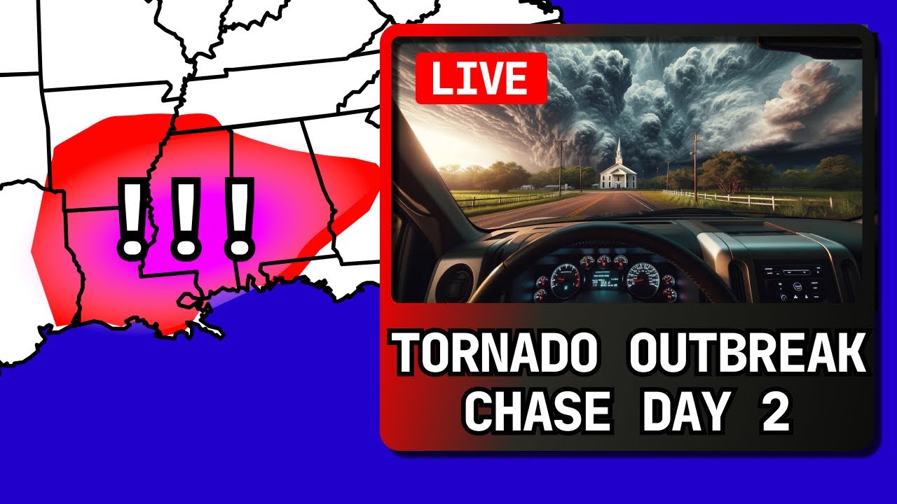 TORNADO OUTBREAK Gulf Coast - On The Ground - YouTube