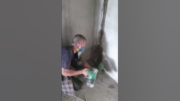 Cách cắt tường trước khi đục đường ống chôn ống ghen điện nước