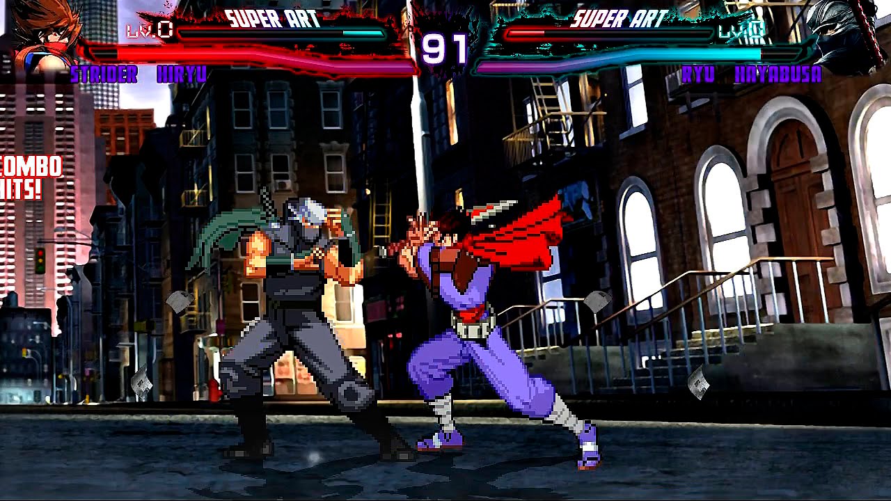 MUGEN 1.1 | Strider Hiryu vs Ryu Hayabusa [720P TRUE HD QUALITY] - YouTube