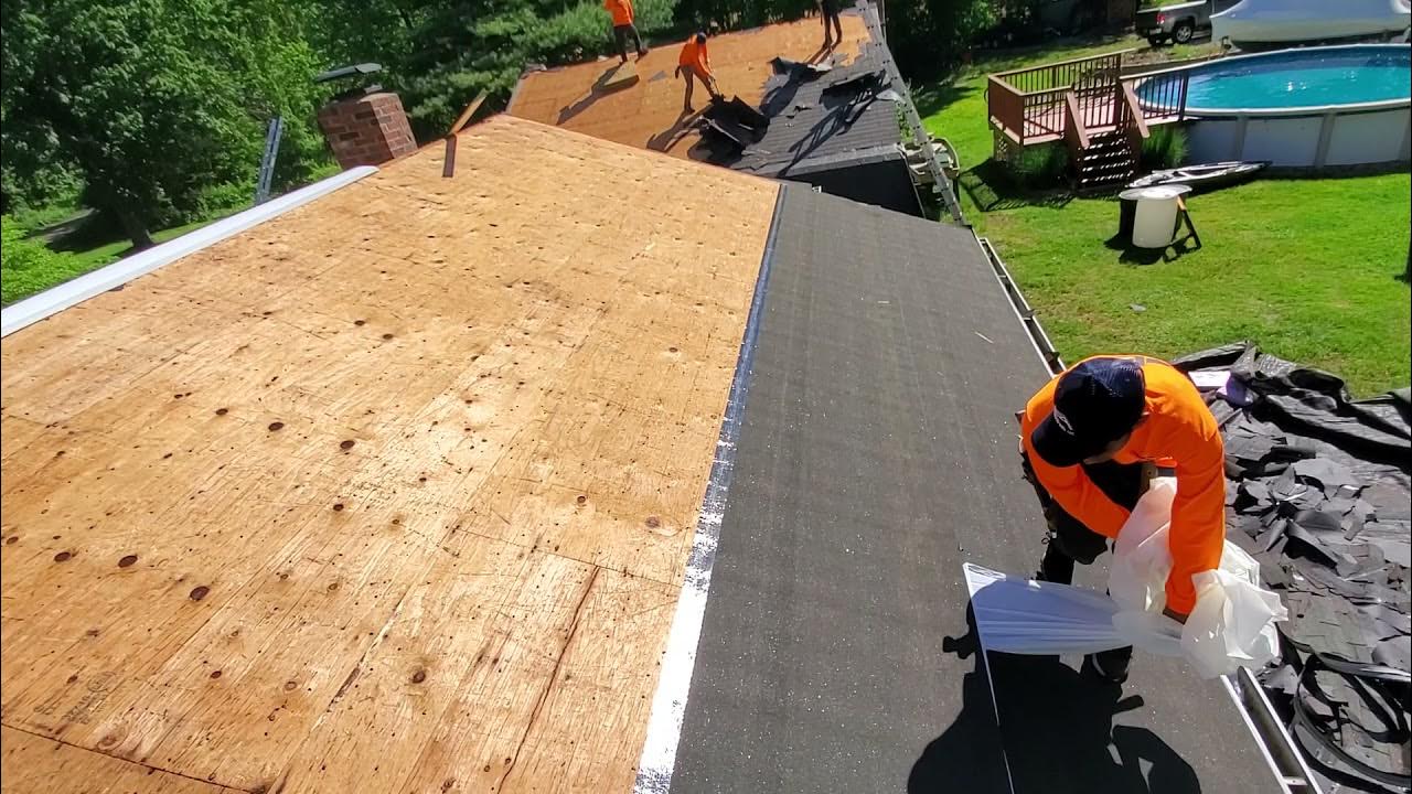 How to install rhino ice and water shield on your roof YouTube