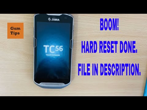 ZEBRA TC56, TC57, TC75X HARD RESET. Download links in description