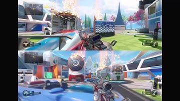 PS4 split screen quick scope battle.