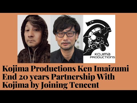 Video: „Kojima Productions“Kenas-Ichiro Imaizumi Baigia 20 Metų Partnerystę Su „Kojima“, Kad Prisijungtų Prie „Tencent“