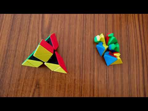 How to assemble a Pyraminx.