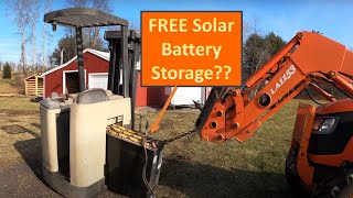 Buying a fork truck... For DIY Solar???