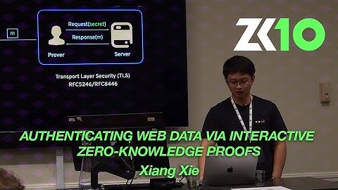 ZK10: Authenticating web data via Interactive zero-knowledge proofs - Xiang Xie